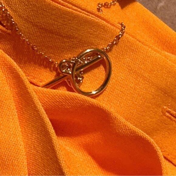 Jacquemus Passio crepe Orange button up shirt size 6 - Picture 7 of 11